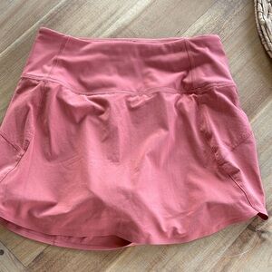 Coral Athletic Skirt